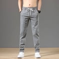 thumbnail image 4 of Pantalones casuales rectos negros elegantes de corte ajustado para hombre, nuevos pantalones holgados de tendencia clásica con bolsillos estilo Harajuku Y2k para hombre, 4 of 5
