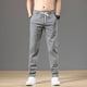 thumbnail image 3 of Pantalones casuales rectos negros elegantes de corte ajustado para hombre, nuevos pantalones holgados de tendencia clásica con bolsillos estilo Harajuku Y2k para hombre, 3 of 4