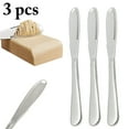 thumbnail image 1 of Coofit Cheese Spreader Plating Stainless Steel Butter Flatware Kitchen Spreader for Jam, 1 of 10