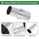 thumbnail image 4 of Adaptador de tubo de escape Mandrel de Unique Bargains, reductor concéntrico para tubo de escape de automóvil, acero inoxidable 201 tono plateado, 2'' OD a 2.5'' OD, 4 of 7
