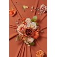 thumbnail image 4 of Set de caja con flores artificiales Serwalin, dalia naranja, 4 of 9