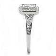 thumbnail image 4 of High polished (no plating) Stainless Steel Ring with AAA Grade CZ in Clear for Women Clear Stone Color Style TK3137 Size 9, 4 of 4