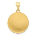 thumbnail image 3 of 14K Yellow Gold Charm Pendant 22 mm 19 Polished And Satin St. Matthew Medal, 3 of 3