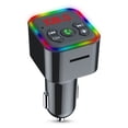 thumbnail image 3 of Bluetooth compatible con mini coche transmisor de manos manos libre teléfono móvil adaptador de radio inalámbrico accesorios universales Inevent VI001909-00B, 3 of 6