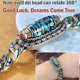 thumbnail image 3 of Pulsera De Cuentas Dzi De Nueve Ojos Con Mantra Turquesa De Seis Caracteres, Pulsera De La Suerte Giratoria, Adecuada Para Cualquier Persona, 3 of 5