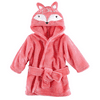 Hudson Baby Unisex Baby Plush Animal Face Robe, Alligator, One Size, 0-9 Months