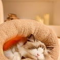 thumbnail image 4 of YuCaiWen Cat Sleeping Bag,Self Warming Cat Bed,Soft Plush Large Cat Sack for Winter Cosy Cat Bed Cave 360°Wrap Comfortable Pet Snuggle Sack for Cats up, 4 of 7