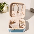 thumbnail image 6 of Tennis Travel Portable Square Bracelet Holder Organizer Box with Necklace Holder - Jewelry Organizer for Girls and Women, 6 of 6
