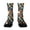 384#Green, variant on Unisex Halloween Printed Mid Calf Socks Elastic Ribbed Cuff 1 Pair Daily Socks