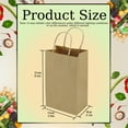 thumbnail image 4 of Small Brown Kraft Paper Bag 50Pcs 8.2*5.9*3.1inch Paper Gift Bag With Handles Bulk, Paper Shopping Bags, Party Bags, Gift Bags , Retail Bags, Lunch Bags, Birthday Wedding Favor Bags, 4 of 11