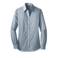 thumbnail image 5 of Port Authority Adult Female Self Fabric Lining Long Sleeves Shirt Moonlt Blue/Wh 4X-Large, 5 of 6