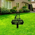 thumbnail image 3 of Handmadetneonsign Corgi With Stake, Corgi Metal Name Sign Stake, Corgi Dog Pet Metal Stake Decor, 3 of 5