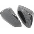 thumbnail image 2 of Applicable to Carbon Fiber Side Rearview Mirror Cover Caps 31402636 31402628 Compatible For Volvo S60 V40 2011-2017 Exterior Mirrors, 2 of 6