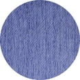 thumbnail image 1 of Ahgly Company Indoor Round Abstract Blue Contemporary Area Rugs, 3' Round, 1 of 4