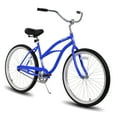 thumbnail image 1 of Hiland Vélo de Plage Cruiser 26 Pouces pour Femmes et Hommes Rouge Noir Bleu, 1 of 5