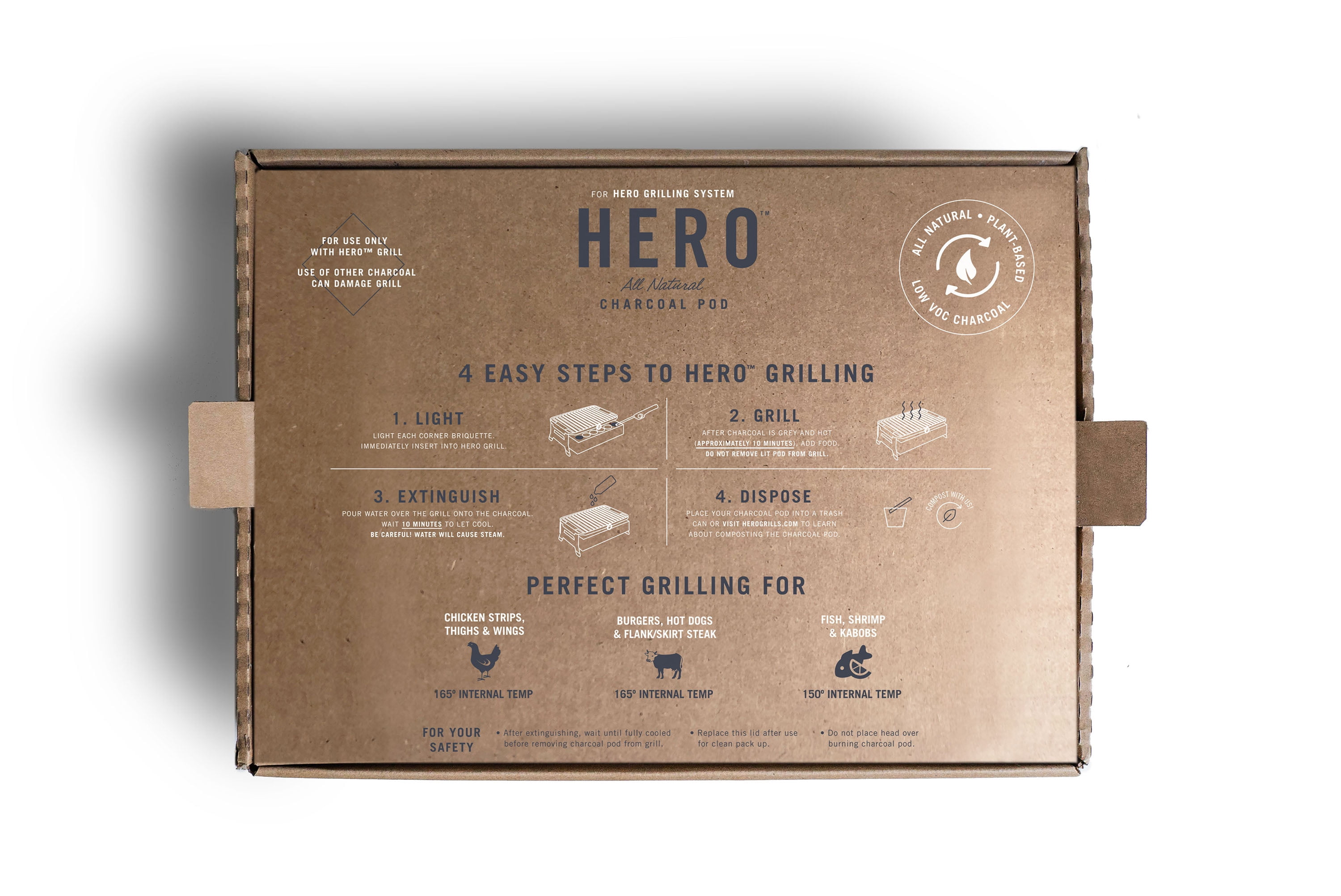 HERO Grill Portable Charcoal Grill