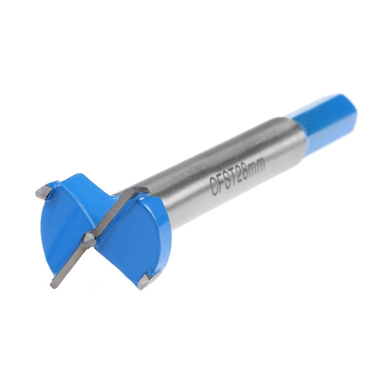 28mm Carbide Hinge Boring Forstner Drill Bit 11mm Shank 5 Inch Length