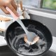 thumbnail image 5 of Cepillo para fregar ollas con mango largo | Cerdas suaves para utensilios de cocina antiadherentes | Cepillo de cocina apto para lavavajillas para ollas, sartenes y zapatos | Cepillo de limpieza, 5 of 6