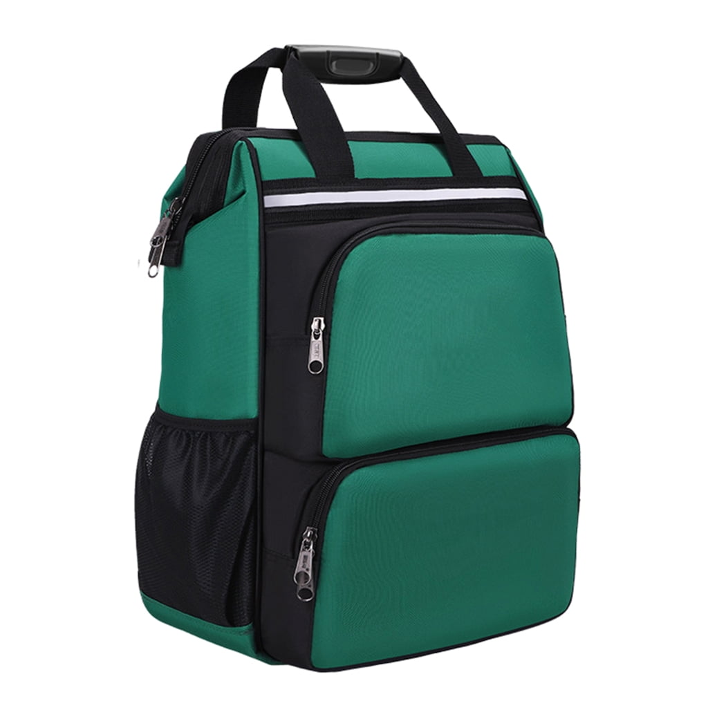 Heavy Duty Waterproof Tool Backpack Electrician Tool Shoulder Bag Oxfords Cloth Tool Organizer with Multiple Pockets