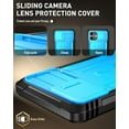 thumbnail image 5 of Poetic Revolution Case for iPhone 16 Plus 6.7 inch with Built-in-Screen Protector, Light Blue, 5 of 5