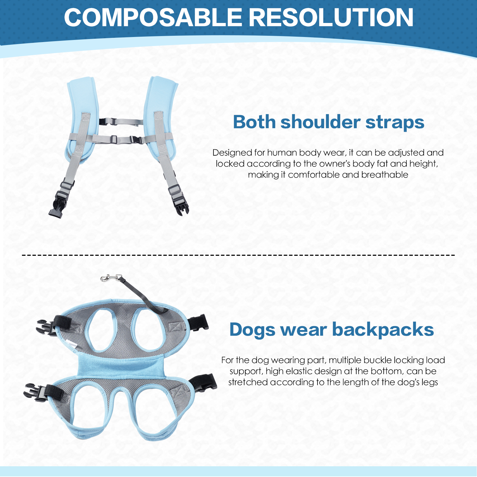 Pet Carrier Backpack - Breathable & Adjustable Design for Small Medium Dogs, Suitable for Outdoors
