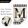 thumbnail image 3 of VOCHIC Monogram Letter M Initial Garden Flag 12x18 Welcome Initial Family Last Name Personalized Sweet Home Flag Outdoor Decoration (ONLY FLAG), 3 of 6