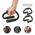 thumbnail image 5 of 2Pcs S shape Push Up Bar Bracket Chest Muscles Foam Exercise Training Indoor Fitness Equipment(S shape Push Up Bracket ),, 5 of 5