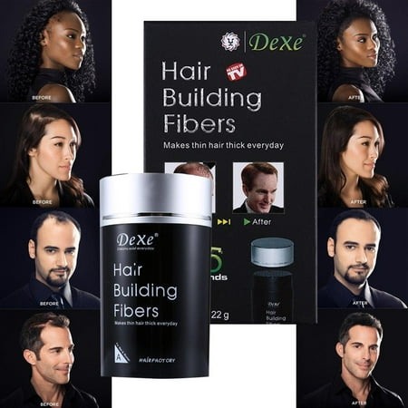 Dexe Hair Building Fibers Sky Shop Hair Re Growth Powder Keratin Hair Fiber Thinning Hair And Bald Spots Hair Fibers For Women And Men Black Black Black Black Walmart Canada