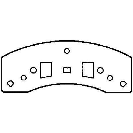3500 Front Brake - Go-Parts OE Replacement for 1996-2002 Chevrolet Express 3500 Front Disc Brake Pad Set for Chevrolet Express 3500