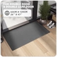 thumbnail image 6 of PABUBE Indoor Doormat 26" x 47", Non Slip Door Mats for Inside Washable, Front Door Entry Rug for Entryway Indoor, Dirt Trapper Absorbent Welcome Floor Mats for Home Indoor, Light Grey, 6 of 9