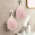 thumbnail image 5 of Omexry Kitchen Clearance Items Under 1 Dollar 3-PC Bathroom Chenille Hanging Hand Towel Balls- Super Absorbent Microfiber Soft Towel Quick Drying Hand Balls with Hanging Loop ,Rollbacks&More, 5 of 7