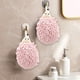 thumbnail image 5 of Toalla de mano de erizo rosa de 3 piezas - Bolas de microfibra super absorbentes con bucle para colgar para baño y cocina, 5 of 7