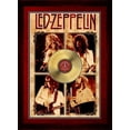 thumbnail image 1 of Led Zeppelin Framed Parchment With Gold LP, 1 of 4