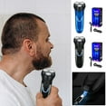 thumbnail image 6 of Rechargeable Electric Shaver, Precision Shaving Razor, Portable 3-Head Close Clean Shaving System, Long-Lasting Battery Life Cordless Waterproof Trimmer, 6 of 6