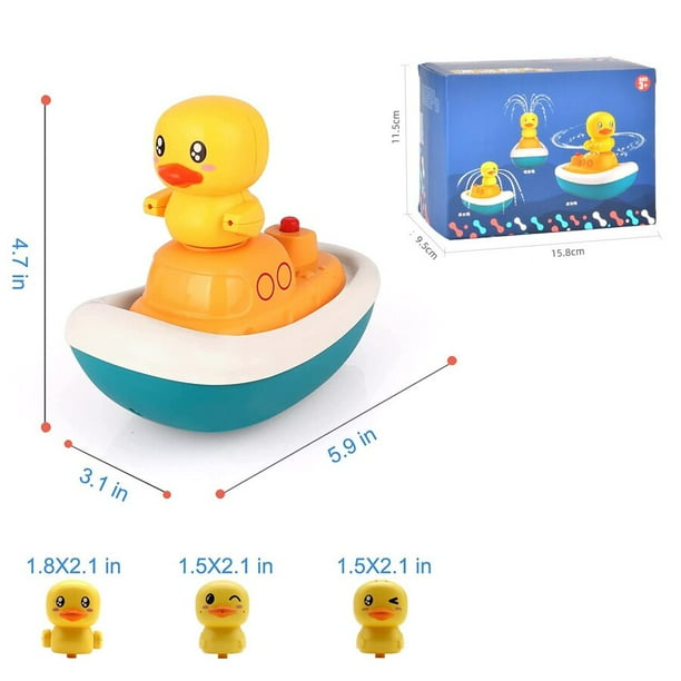 Juguetes de baño zhangmengya pato rociador de agua 3 en 1 unisex