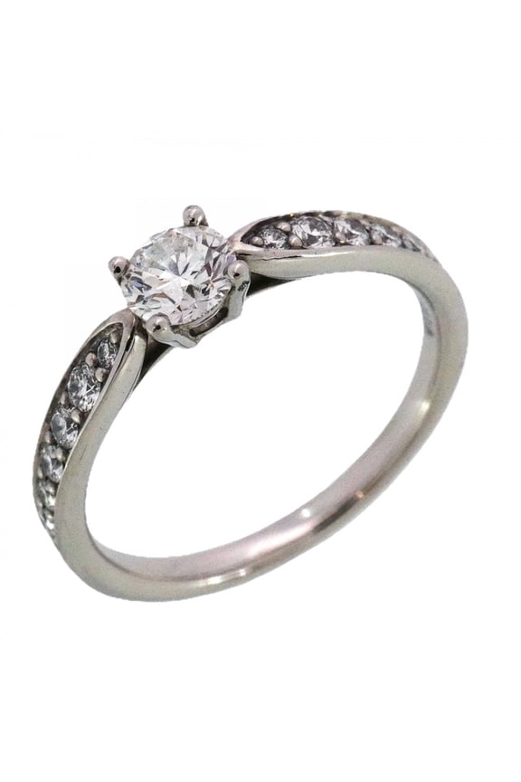 Pre-Owned Tiffany Harmony Ring, Pt950 Platinum, Diamond 0.25ct, Size 6.5, Women's