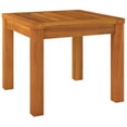 thumbnail image 3 of vidaXL 3028322 Patio Stools with Cushions Ottoman Seating 2 Pcs Solid Wood Acacia, 3 of 7