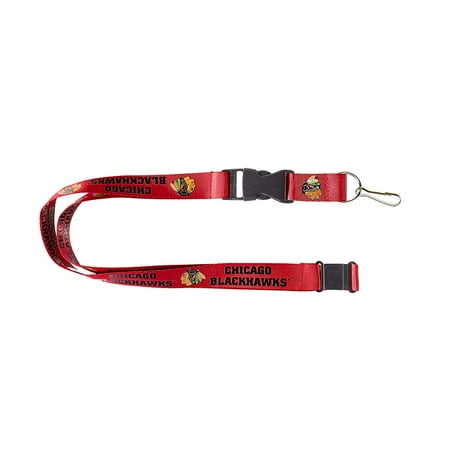 Chicago Blackhawks Deluxe Breakaway Lanyard, Nylon By aminco