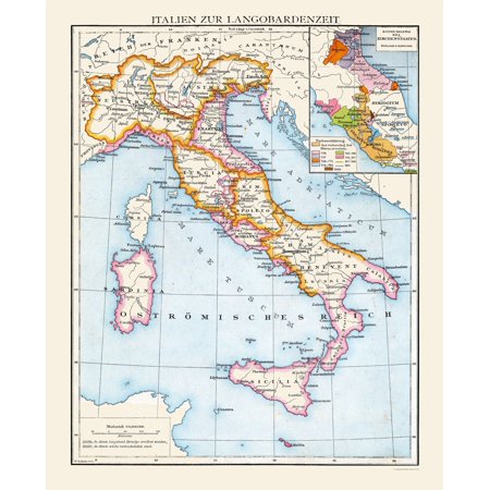 Italy Lombards Droysen 1886 23 X 28 31 Italy Lombards Droysen 1886 23 X 28 31
