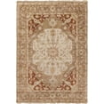 thumbnail image 4 of Hauteloom Kingswood Wool Living Room, Bedroom Area Rug - Traditional - Dark Brown, Rust, Beige - 8' Round, 4 of 6