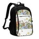 thumbnail image 1 of Easygdp Herbs and Wildflowers Mochila para Laptop de Viaje con Puerto USB, Mochila para Laptop con Puerto de Carga USB para Mujeres y Hombres, 1 of 7