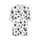 thumbnail image 5 of Camisetas con Cuello en V Mujeres Moda Botón Casual Camiseta con Cuello en V Suelta Y Elástica Impresión sin Posicionamiento para Primavera Verano, Camisetas de Mujer Casual, 5 of 6