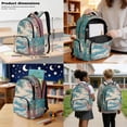 thumbnail image 3 of Kuiaobaty Sea Tree Print Backpack Set with Lunch Box Pencil Case for Teen Girls Boys Portable Lunch Bag Backpack with Adjustable Strap Sturdy School Bag Pencil Bags for Travel Camping, 3 of 7