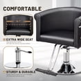 thumbnail image 4 of UBesGoo Barber Chair Salon Styling Chair Black Gold Hydraulic Pump, Black & Gold, 4 of 7