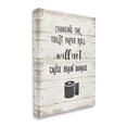thumbnail image 3 of Stupell Industries Changing Toilet Paper Funny Graphic Art Gallery Wrapped Canvas Print Wall Art, Design by Amanda Murray, 3 of 7