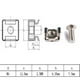 thumbnail image 4 of Tornillos para rack, paquete de 50, herramienta de instalación, tornillos M6 de , tuercas M6, tornillos de e en gabinete y tuercas Soledad Tuercas de bastidor de jaula M5X20, 4 of 10