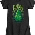 thumbnail image 3 of Wicked - Elphaba the Wicked Witch Of the West - Girls Toddler and Youth Fitted Short Sleeve Graphic Tee, 3 of 5