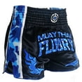 thumbnail image 3 of FLUORY Muay Thai Shorts Free Combat Mixed Martial Arts Boxing Training Match Pants Side Hollow out Camouflage Shorts, 3 of 3