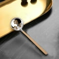 thumbnail image 2 of Kitchen Tableware Wooden Handle Hot Pot Spoon 304 Stainless Steel Soup Spoon Anti Hot Handle Colander,Silver Kitchen Tableware, 2 of 3
