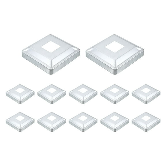 12Pack Post Base Cover, 6x6 Metal Integral Style Post Skirt Porch Column Wrap(2x2)